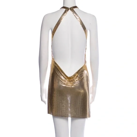 Gold Fannie Schiavoni Alicia dress - Picture 4 of 4